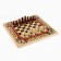 Board game 3 in 1 "Status": chess, checkers, backgammon, board wood 50 x 50 cm