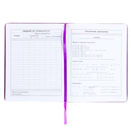 Diary, universal, for grades 1-11, “monster in headphones”, artificial leather, foam lining, 3D application, 48 sheets-6