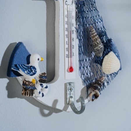 Thermometer "anchor with a seagull", 12 x 9.5 x 2.5 cm-3