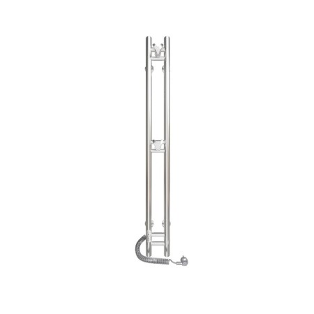 The heated towel rail "Sanprise" duet circle, 100x1200 mm, left, chrome