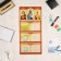 Calendar Wall Quarterial Orthodox Trio "Savior" 2025, 31 x 68 cm