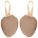 Grace dance semi -wrappers, with a soft insert, p. 37-38 (23.5-25 cm), beige color