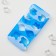 Form for ice and confectionery "shells", 20.1 × 10 cm, h = 2 cm, cell 4 cm, blue color