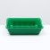 Deep toilet with a mesh of 36 x 25 x 9 cm, green