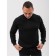 Male jumper, black color, size 54 (3xl)