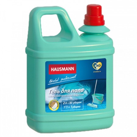 Hausmann floor gel with antibacterial effect, concentrate, 2 liters