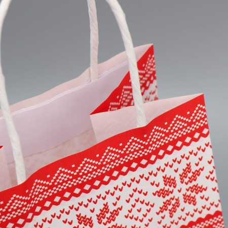Package for the bottle "Morozko", 13 x 36 x 10 cm, New Year-6