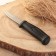 Tourist knife "Ural" 21cm, blade 98mm/1.8mm, black