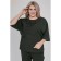 Female blouse, size 62, black color