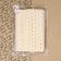 Knitted lace, 22 mm × 10 ± 1 m, beige color