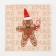 New Year's gift set KAFTAN HAPPY YEAR, socks RR 36-39 (23-25 ​​cm), mask