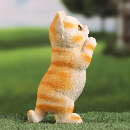 Figure "Begging cat" 8x9x20cm /// Mix-4