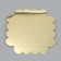 Cookie box, confectionery packaging with PVC lid, "sparkling", 13 x 13 x 3 cm