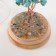 Souvenir "Cash tree in a flask with a handle" turquoise 36 stones 8.2x8.2x13 cm