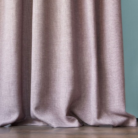 Set of curtains "Jerry", size 140 x 270 cm - 2 pcs, grab - 2 pcs, color powder-2