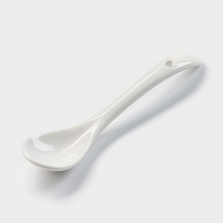 Porcelain Bank for bulk products with a spoon Bellatenero, 280 ml, white color-3