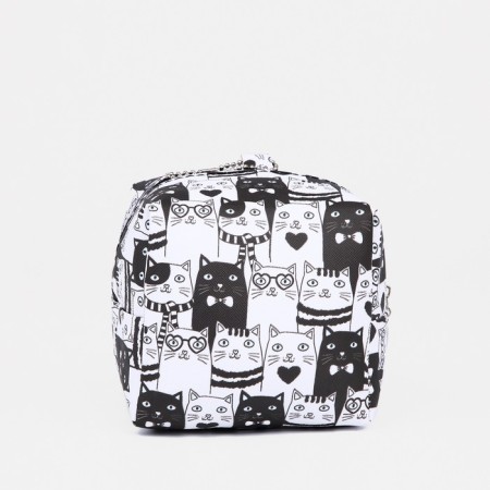 Monetnik cosmetic bag at lightning, black/white color-1