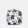 Monetnik cosmetic bag at lightning, black/white color