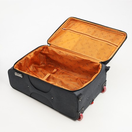 Big suitcase 28 ", lightning department, code castle, 3 wheels, 2 outer pockets, color gray color-8