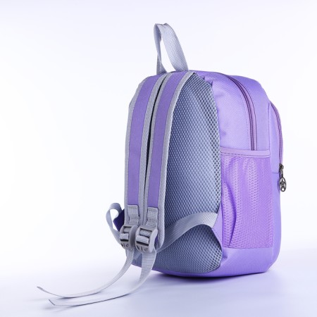 Baby backpack on a zipper, with a wallet, lilac color-2