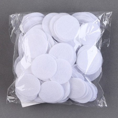 Fetir wheels for creativity and decor "circles", 250 pcs., Size 1 pc. - 3.5 cm, white color-3