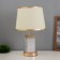 Table lamp "Crown" 1x40W E27 1x3W LED gold 23x23x43cm