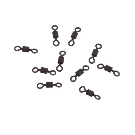 Namazu Pro Rolling Ribbed Swivel, Brass, Carbon, EST-9 kg, packaging 10 pcs.-2
