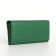 Women's wallet on magnets, green color