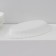 A set of oval plates Luminarc Trianon, D = 22 cm, glass ceramic, 6 pcs, white color