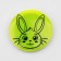 Reflective icon "Bunny", d = 5.8 cm, color mix