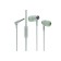 Headphones More Choice G20, microphone, vacuum, 95 dB, 32 Ohm, 3.5 mm, 1.1 m, green