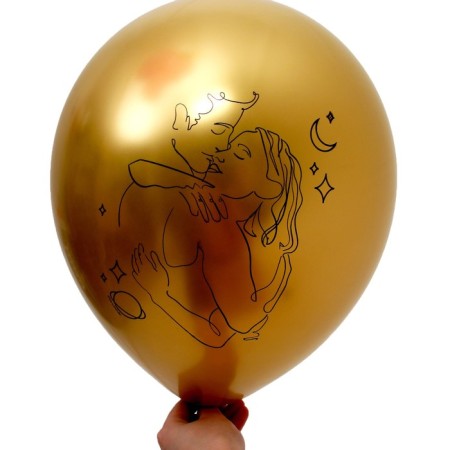 Bouquet of balloon balloons, Latex, foil, set 7 pcs.-3