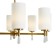 Suspended lamp Freya FR2031PL-08BS Chic, 755x755x600 mm, E27, 8x40W, brass color