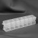 Organizers for storing trifles, with suspensions, are fastened, 2 pcs, 7 departments, 15.2 × 3.2 × 1.8 cm