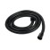 Shower hose Zein Z3644, 150 cm, brass nuts 1/2 ", black