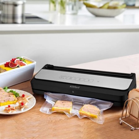 Vacuumor KitFort KT-1533, 110 W, pulse mode, black-silver-6