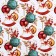 Glossy packaging paper "New Year's toys", 70 x 100 cm, New Year