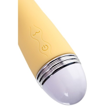 Vibrator Flovetta by Toyfa Calla, silicone, yellow, 22 cm-4