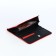 Women's wallet on magnet, red color