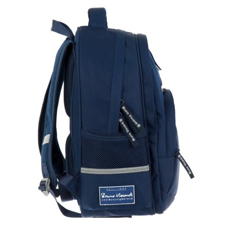 School backpack Bruno VisConti, 40 x 30 x 16 cm, ergonomic back, "raccoons, hearts"-4