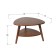Brooklyn coffee table, 770 × 780 × 500 mm, nut color