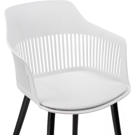 Crocs plastic stool/tissue mint, black/white 55x58x77 cm-4