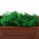 Kashpo concrete mini "Retro radio" with moss light brown 8x4x4.5cm (moss green stabil.)