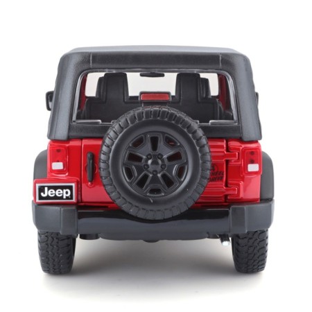 MASTO DIE-CAST 2014 Jeep Wrangler, opening doors, 1:18, yellow color-8