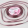 Satin tape, 6 × 23 ± 1 m, plum color No. 84