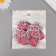 Decor for creativity tree "Heart in flowers" set of 5 pcs 5.5x4x0.3 cm