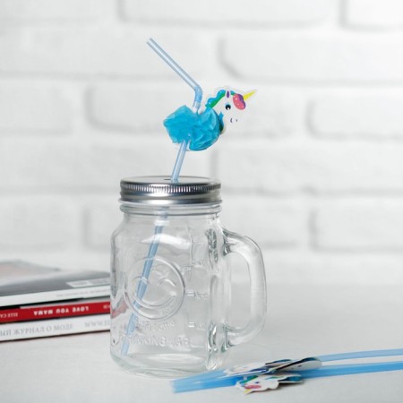 Pipe for the cocktail "Unicorn", a set of 10 pcs.-1