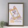 Photo frame plastic "Babylon" 40x60 cm, olive
