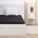 Sheet Ethel Jet Black, 150x215 cm, Maco-Satin, 114g/m2, 100% cotton