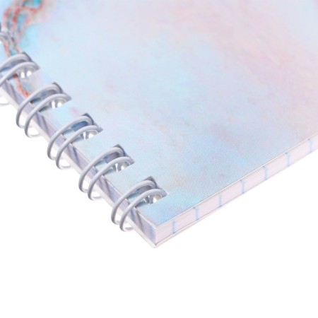 Notepad A5, 40 sheets in a cage on the crest "Marble", cover Cover Cardboard, OFSET block-1